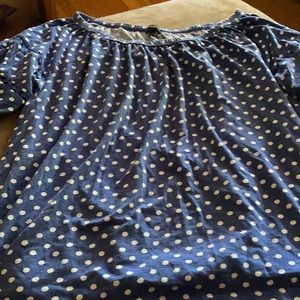 Off the shoulder peasant top